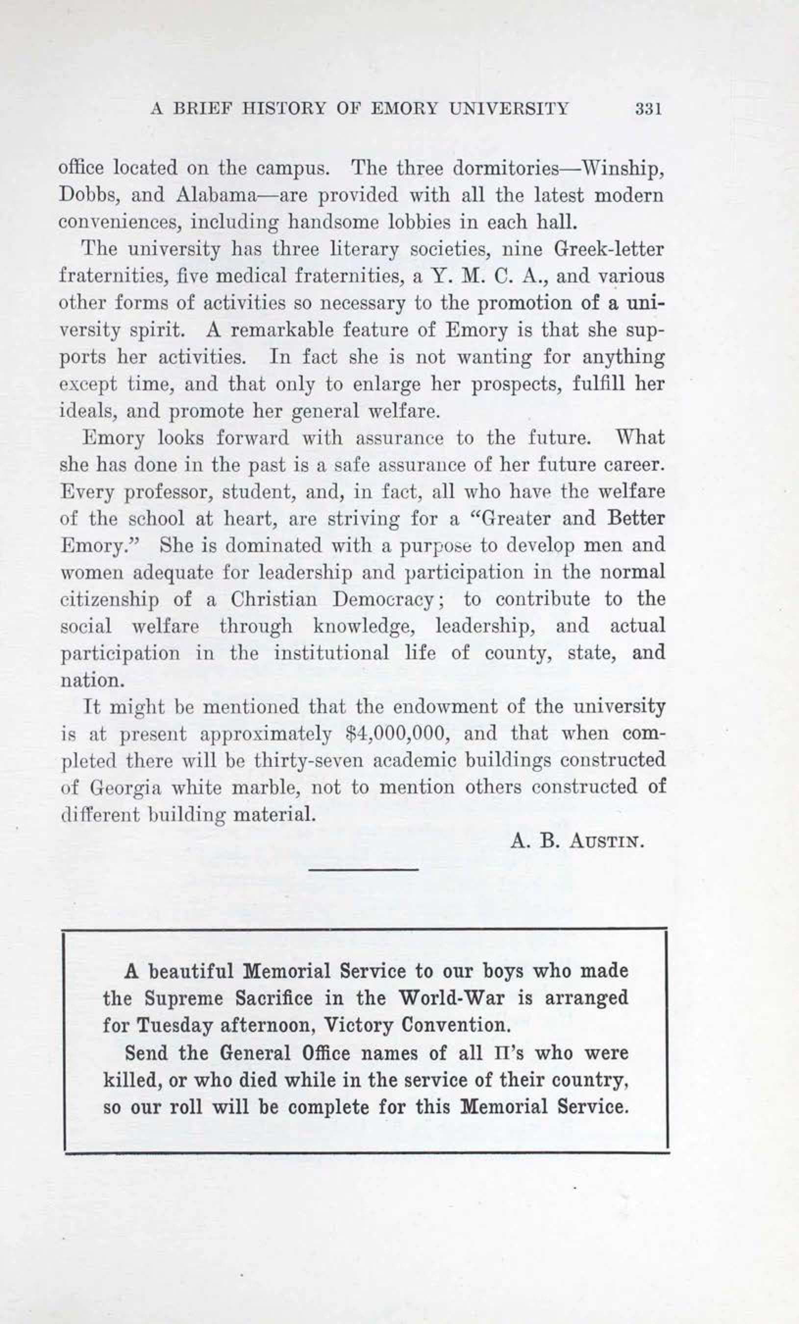 Victory Convention, New Orleans 6, February 1920